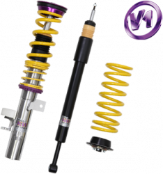 KW Coilover Kit V1 Audi A4 (8D/B5) Sedan + Avant; FWD; all enginesVIN# up to 8D*X199999